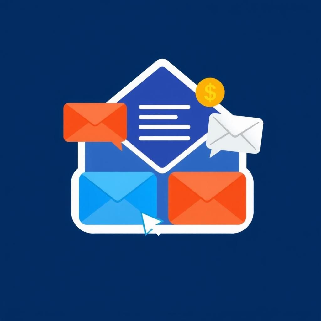Icon representing email marketing services